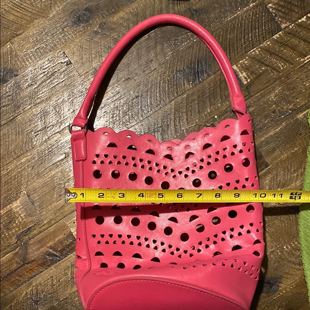 Neiman Marcus Pink Leather Shoulder Bag